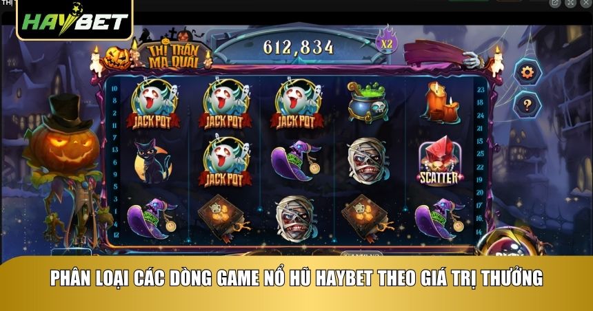 Nổ Hũ Haybet – Guồng Quay Jackpot Tốc Độ Cao, Giá Trị Lớn 2 Phân loại 3 dòng game nổ hũ Haybet