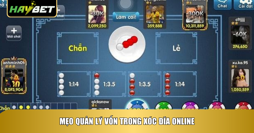 Mẹo Chơi Xóc Đĩa Online Hiệu Quả Cho Người Mới 1 Quản lý vốn chính là trụ cột nâng đỡ để người chơi có thể duy trì cuộc chơi lâu dài